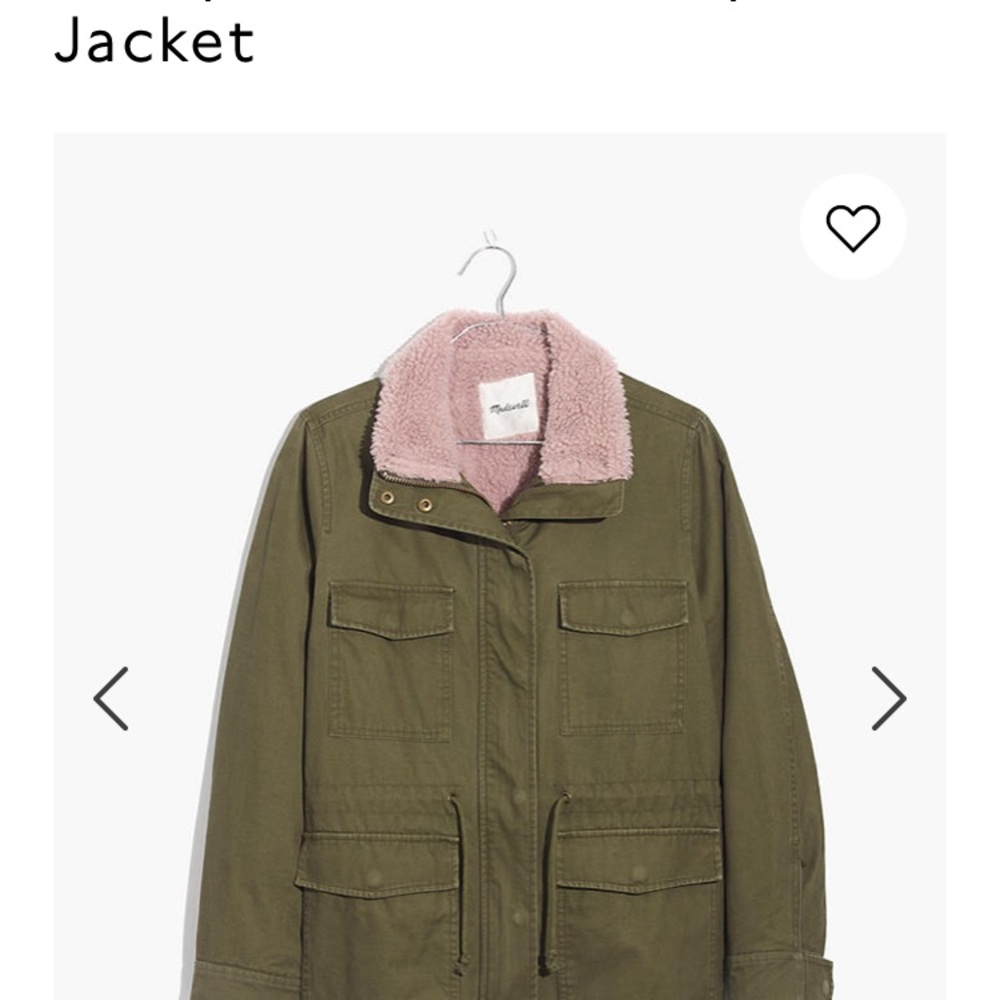 Madewell Sherpa Trimmed Surplus jacket - Picture 4 of 6